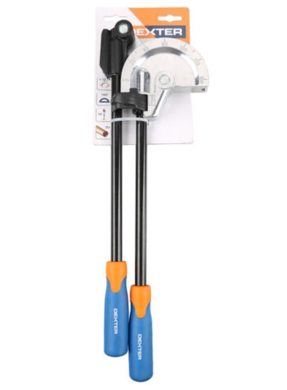 Copper Tube Bender 12mm (1/2") – Professional Handheld Lever Bender 180° Radius 35.8mm | High Quality Steel Frame for Copper Tubes | 51cm Long | UAE AC Installation Pipe Fitting Specialist 